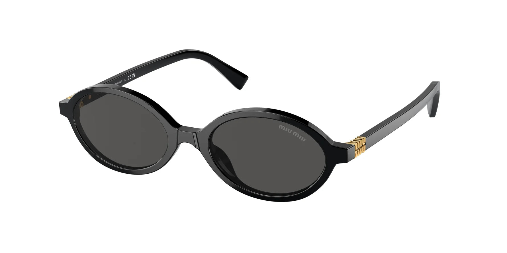 MU Black/Gold Sunglasses 50mm