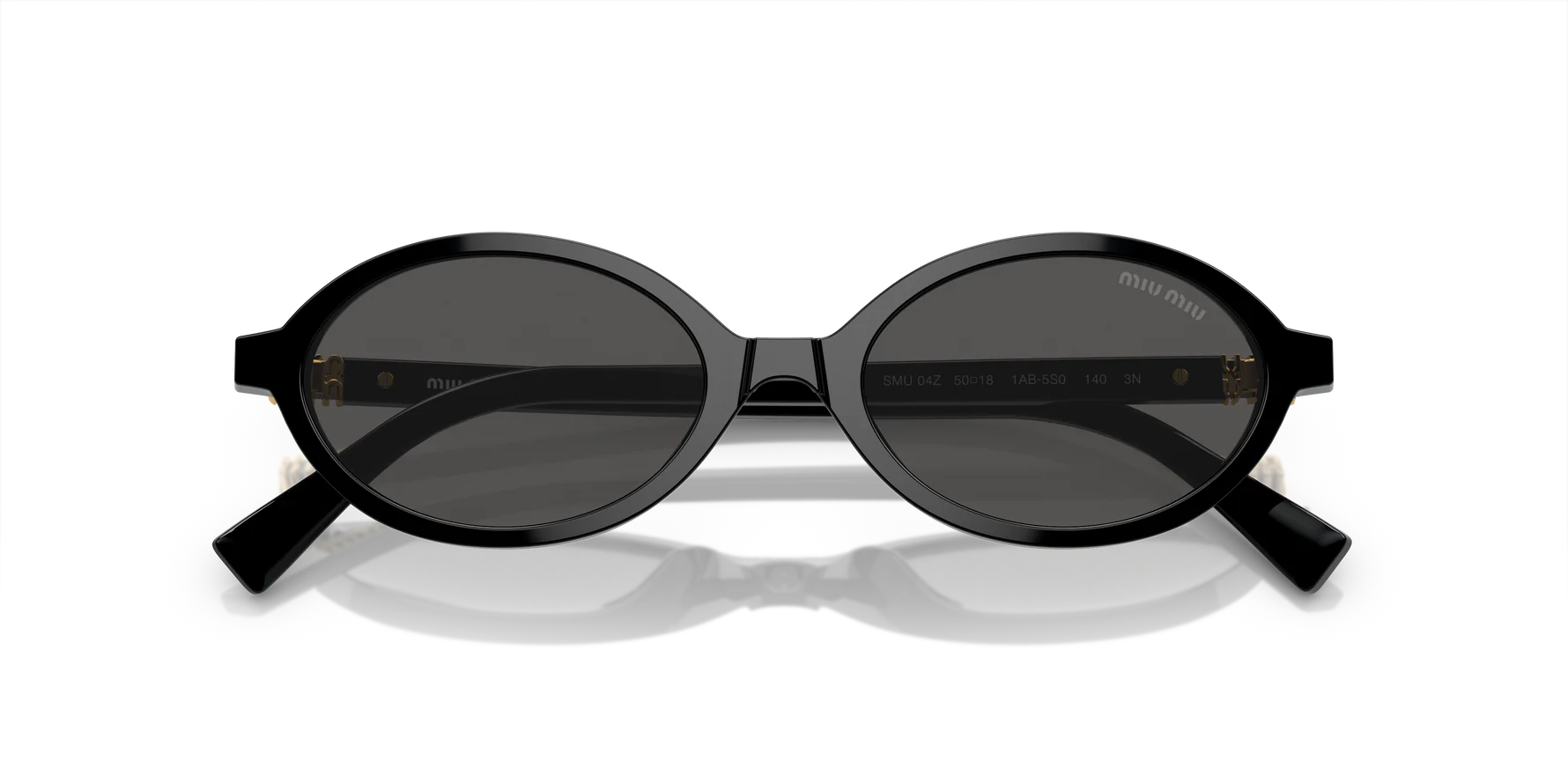 MU Black/Gold Sunglasses 50mm