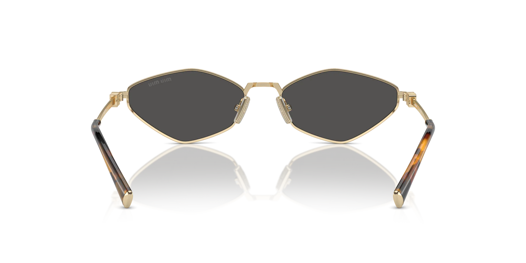 MU Black/Gold Sunglasses 56mm