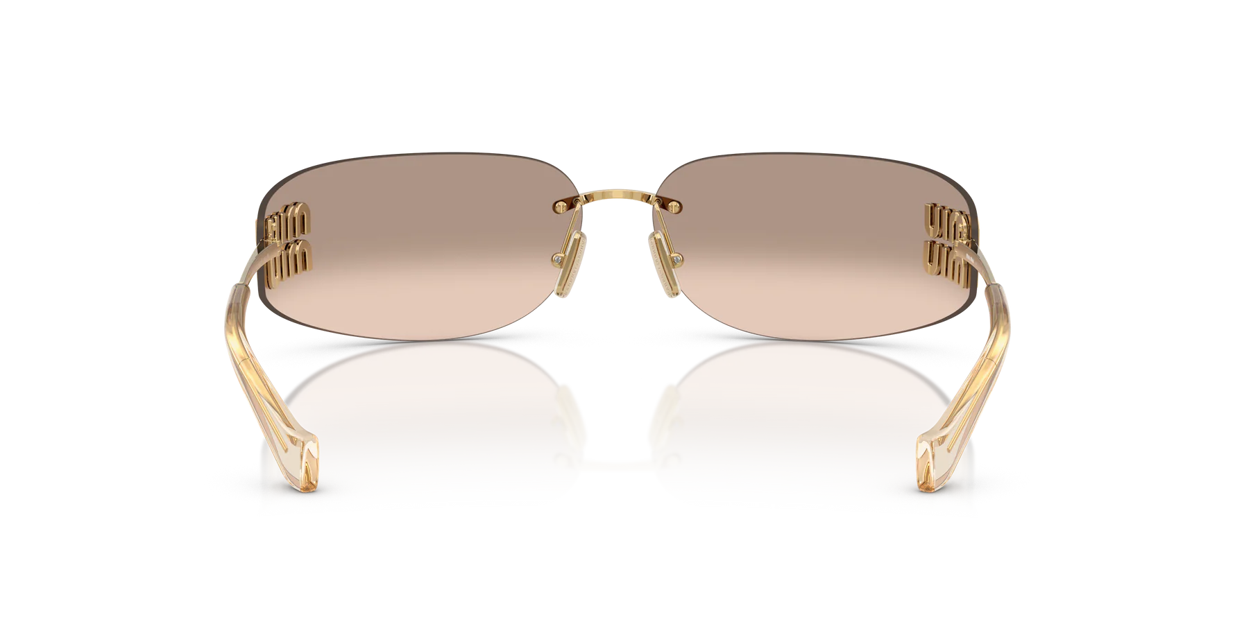 MU Brown/Gold Sunglasses 75mm