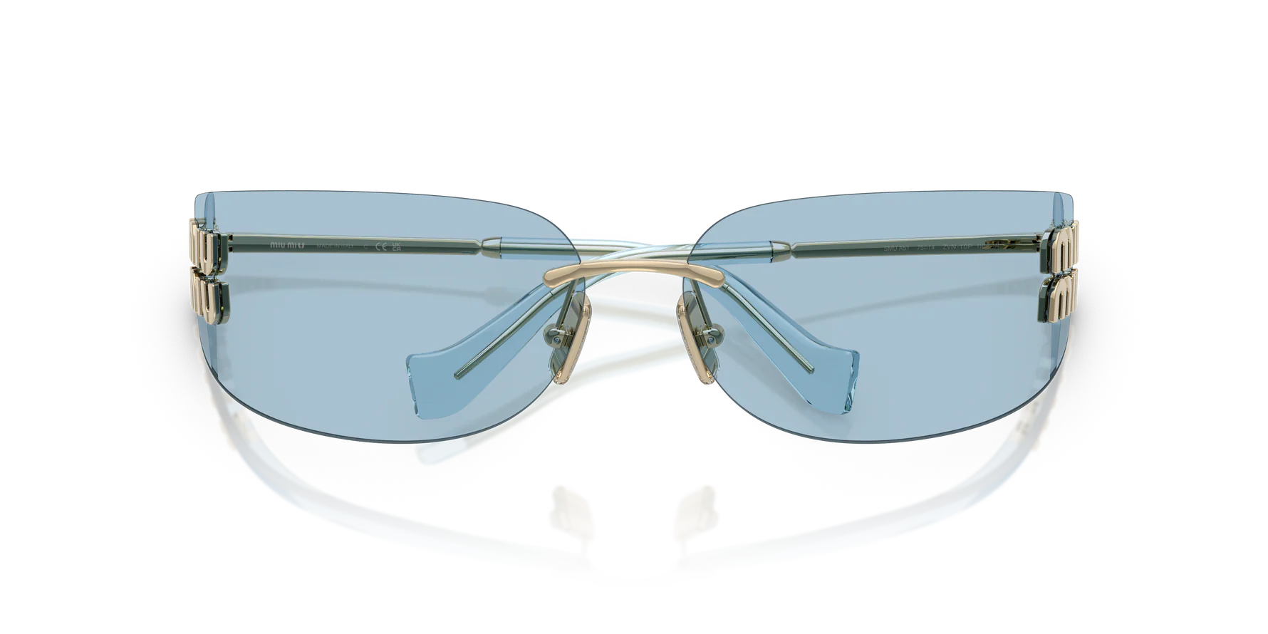 MU Blue/Gold Sunglasses 75mm