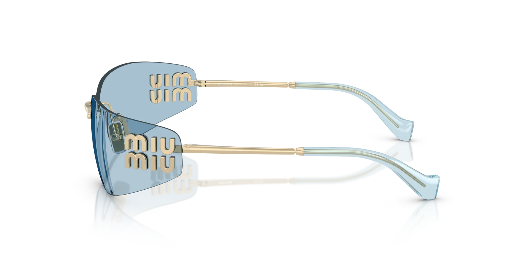 MU Blue/Gold Sunglasses 75mm