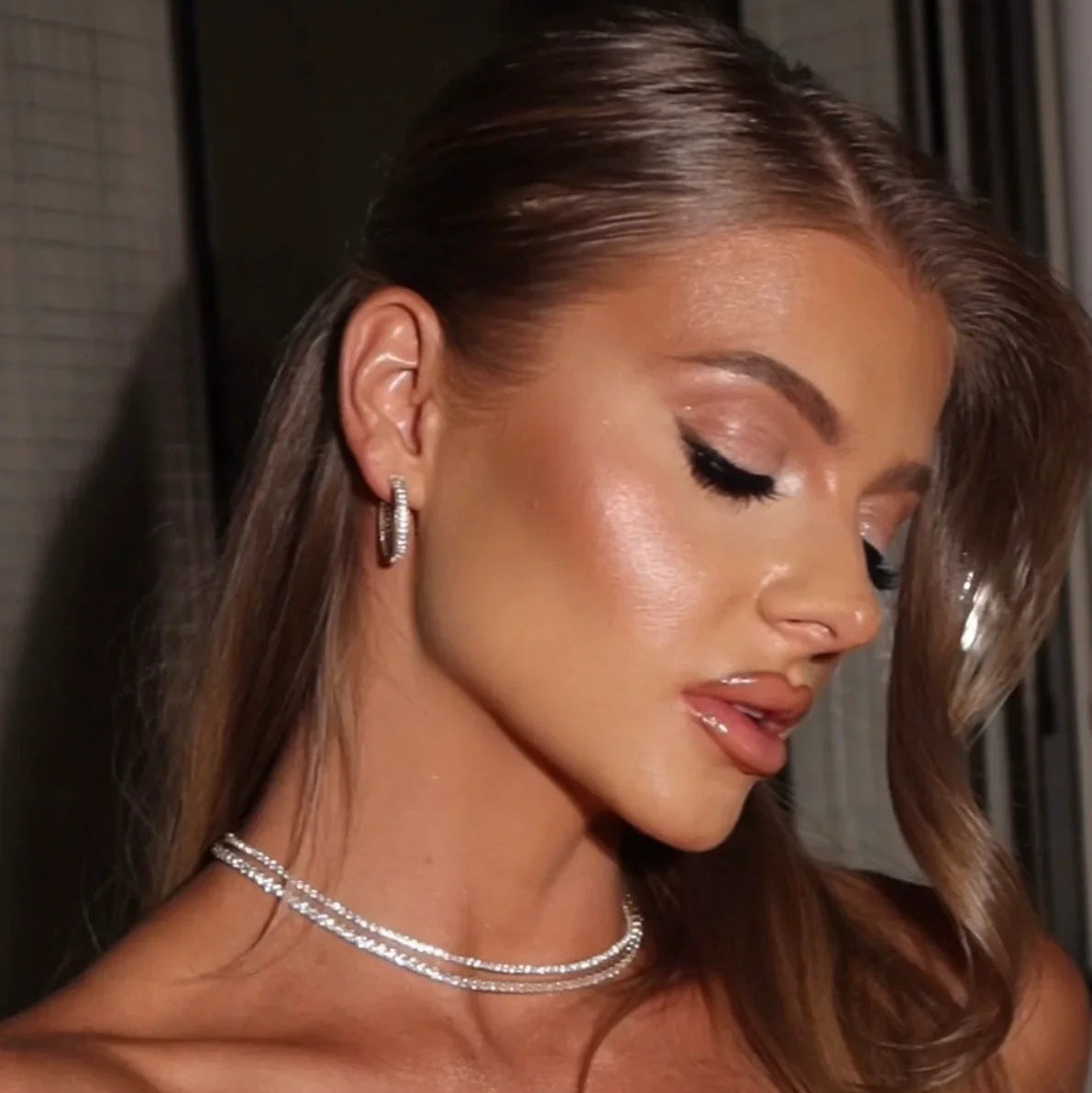 Tiff Tennis Necklace Sliver 2MM