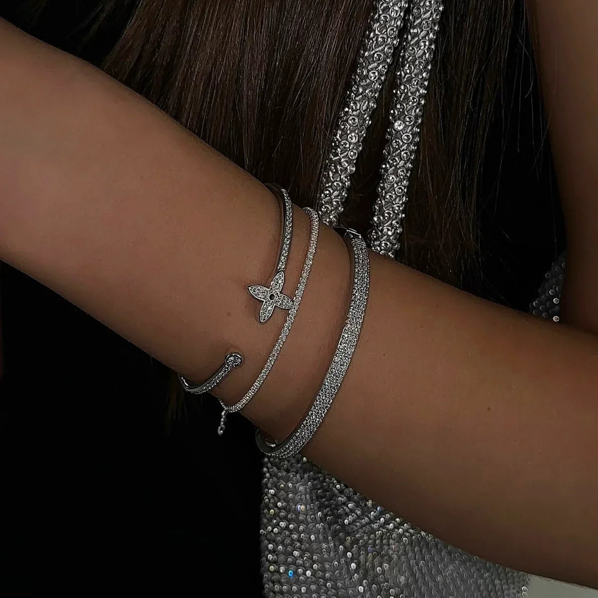 Lilly Star Cuff Gold