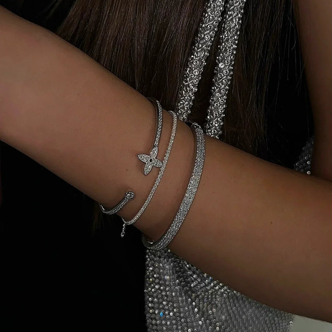 Tiff Tennis Bracelet Sliver 2MM