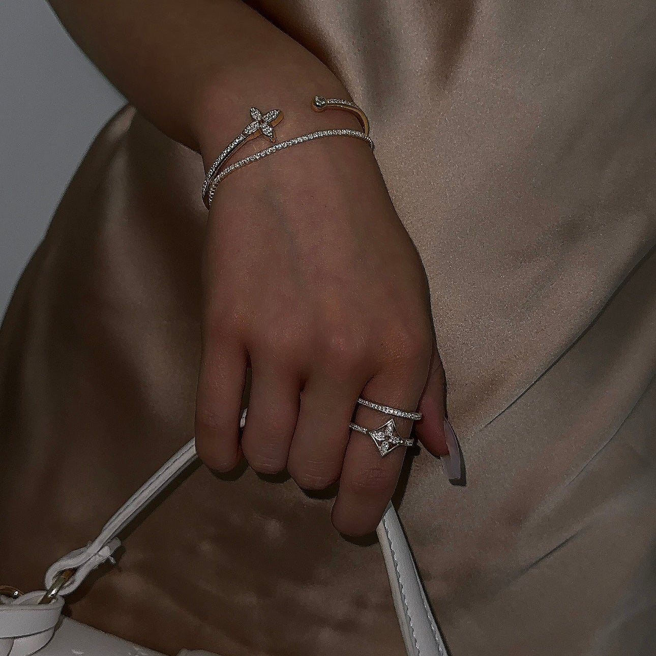 Tiff Tennis Bracelet Gold 2MM