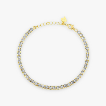 Tiff Tennis Bracelet Gold 3MM