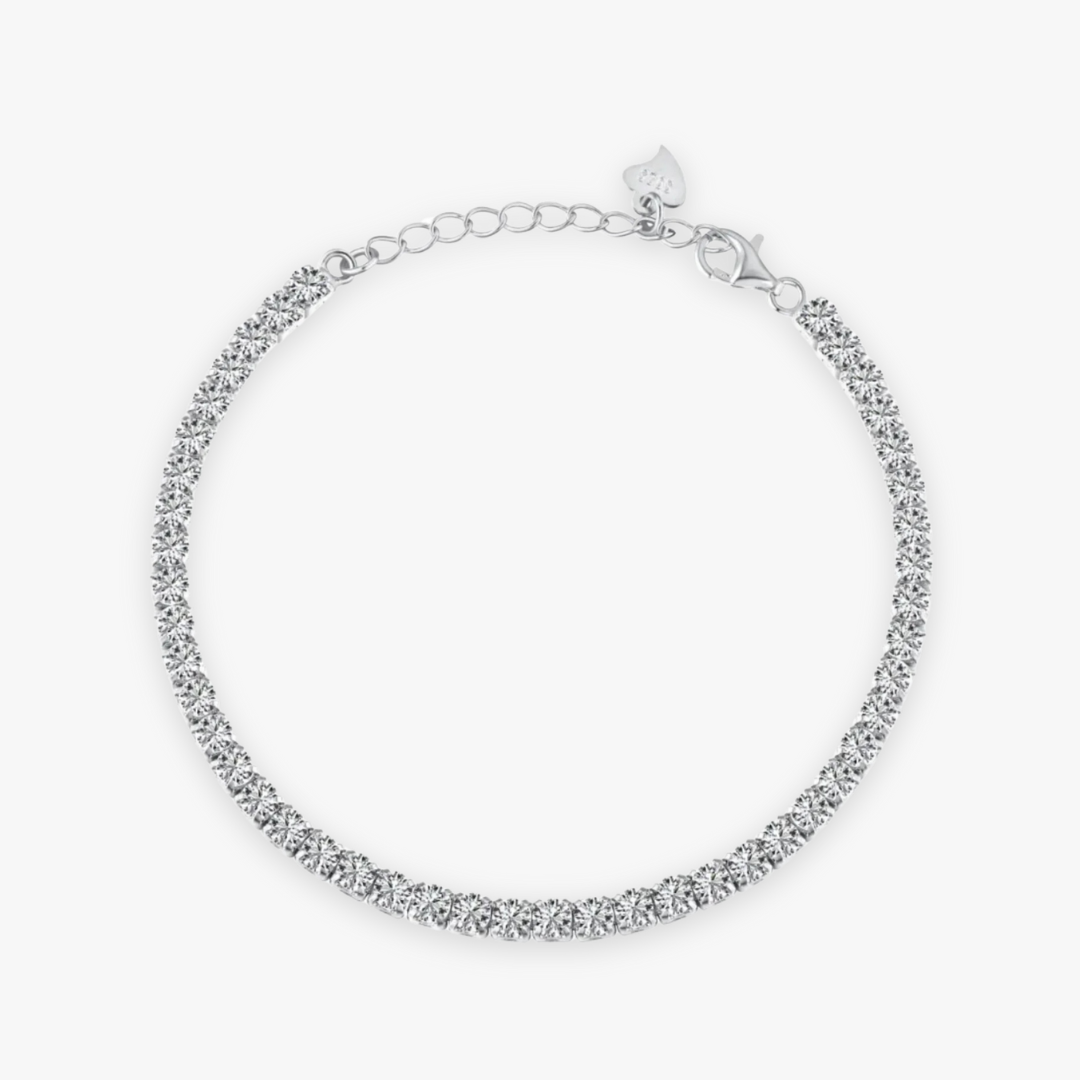 Tiff Tennis Bracelet Sliver 3MM