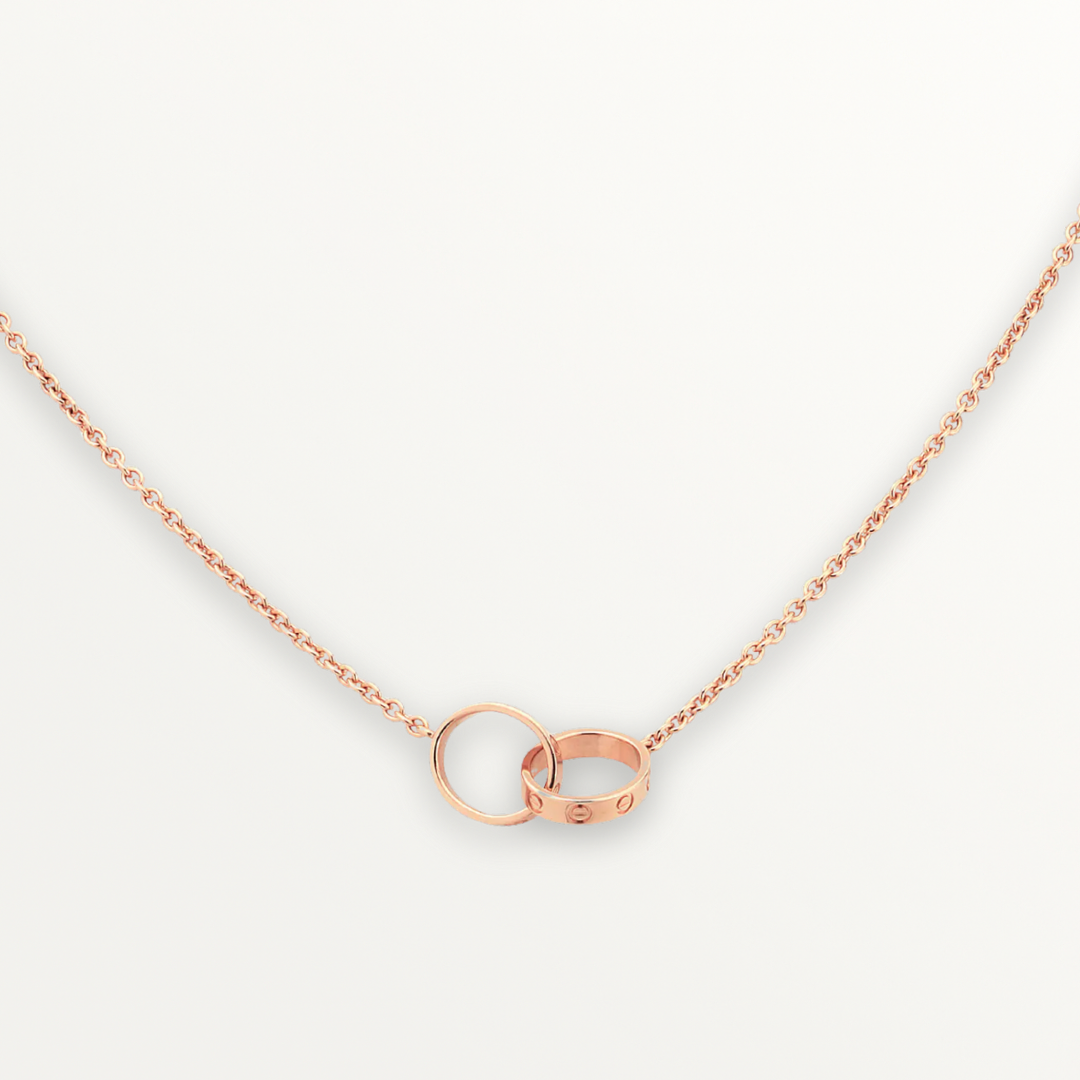 Sera Link Necklace Rose Gold