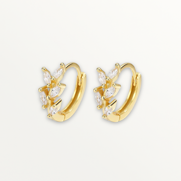 Fash Hoop Earrings Gold