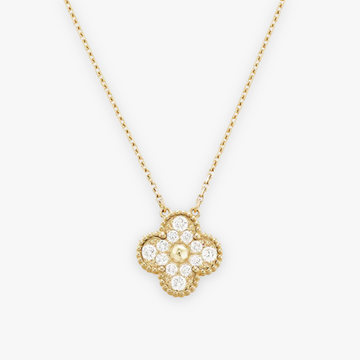 Petal Crystal Necklace