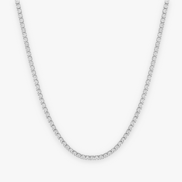 Tiff Tennis Necklace Sliver 2MM