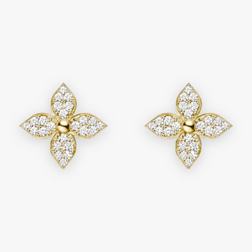 Lilly Star Earrings Gold