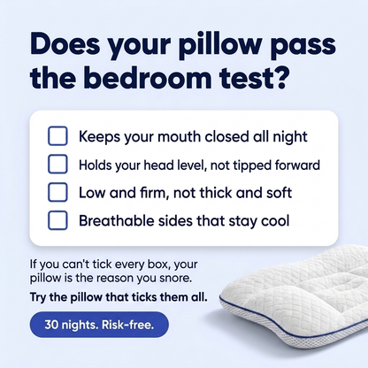 Does your pillow pass the bedroom test