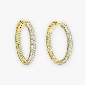 Hailey Hoop Earrings Gold