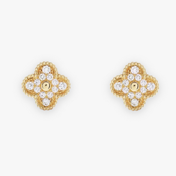 Petal Crystal Earrings