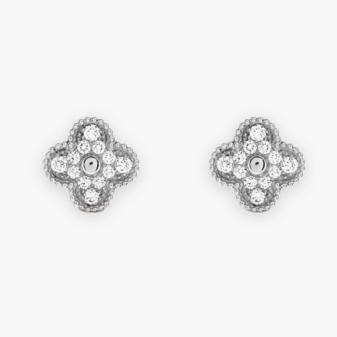 Petal Crystal Earrings