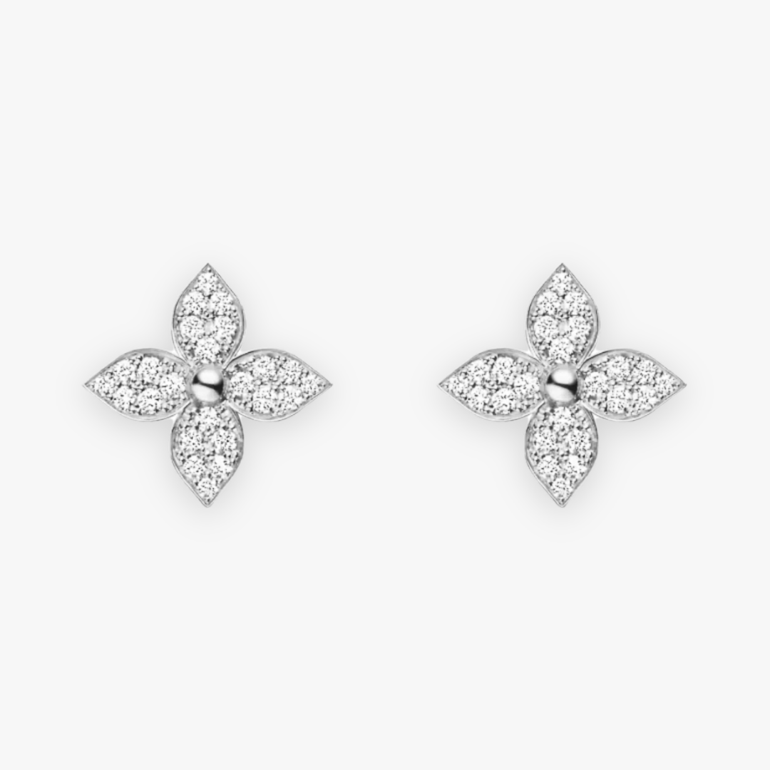 Lilly Star Earrings Sliver