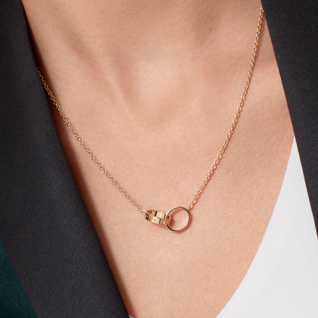 Sera Link Necklace Gold