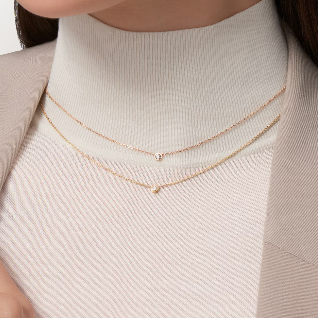 Aria Necklace Rose Gold