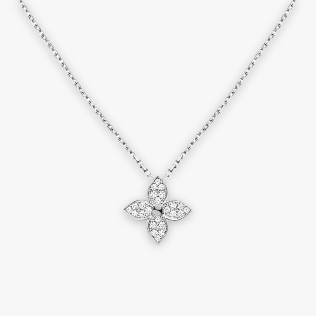 Lilly Star Necklace Sliver
