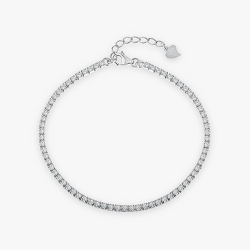 Tiff Tennis Bracelet Sliver 2MM