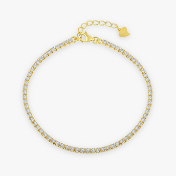 Tiff Tennis Bracelet Gold 2MM