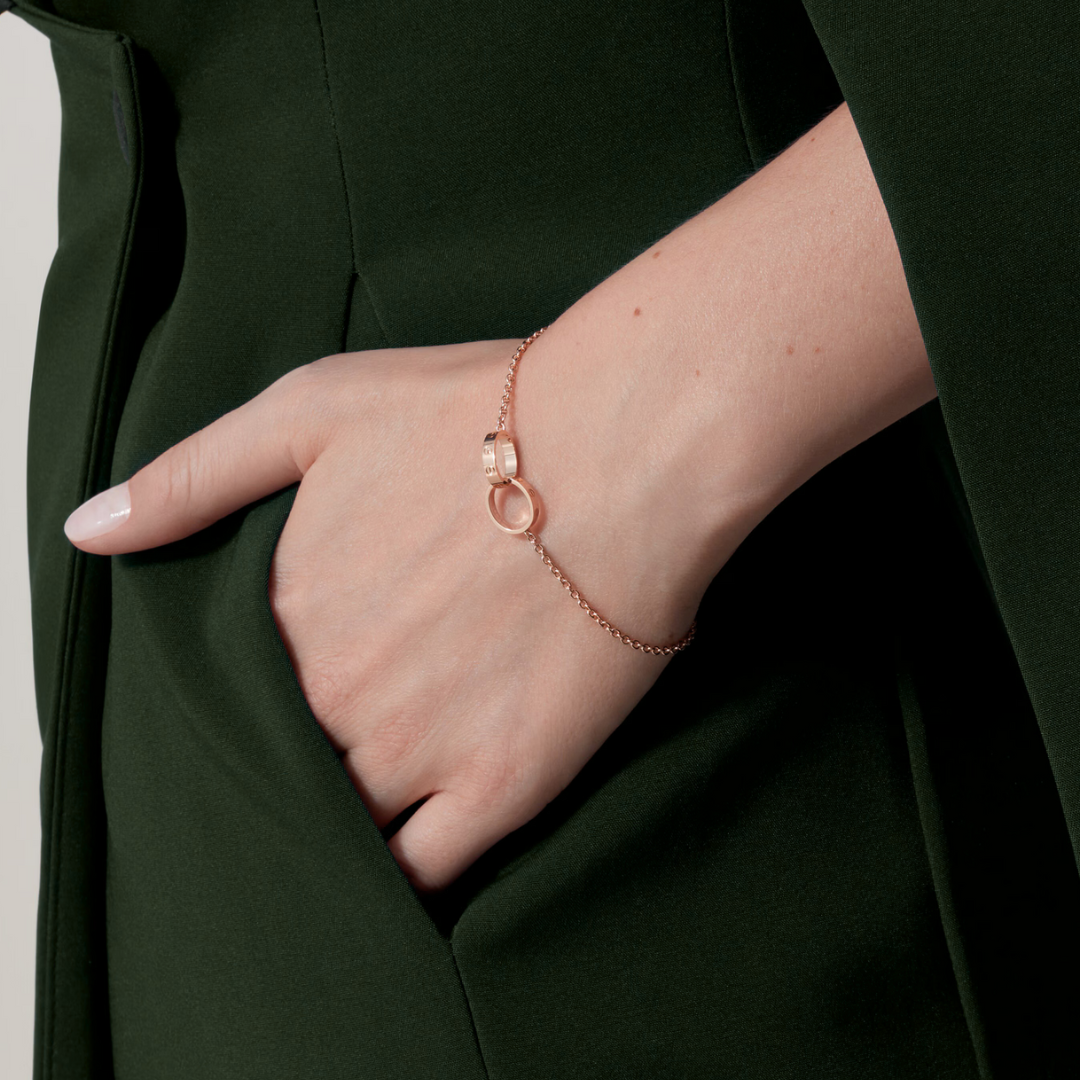 Sera Link Bracelet Rose Gold